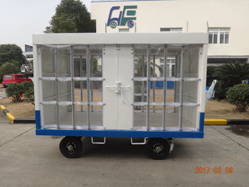 Chine Chariot blanc imperméable de transporteur de bagage d'équipement de soutien au sol d'aéroport avec l'auvent fournisseur