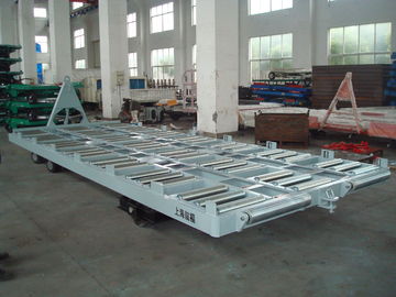 Chine chariots de bagages d'aéroport de la capacité de chargement 15T dimension de plate-forme de 691 x de 265 cm fournisseur