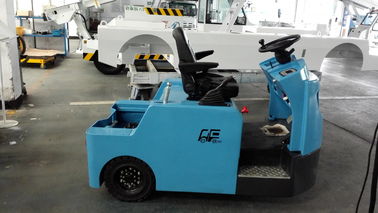 Chine Matériel bleu d'acier au carbone de tracteur de remorquage de bagages avec la batterie au plomb fournisseur